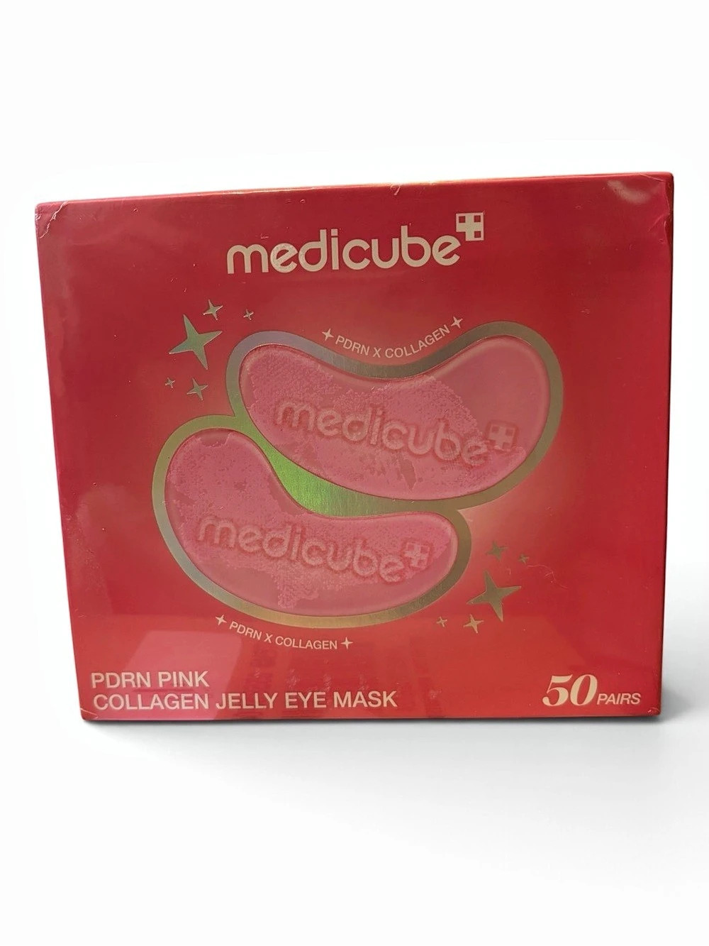 medicube PDRN Pink Collagen Jelly Eye Mask Pink 50 Pairs NWT